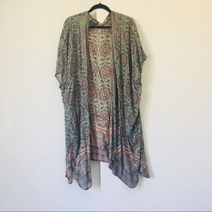 Angie | Multicolored Size Large Boho Kimono
